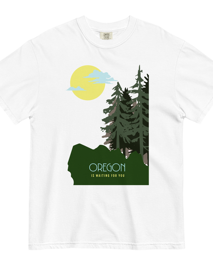 OREGON IS WAITING FOR YOU - Comfort Colors - Unisex garment-dyed heavyweight t-shirt