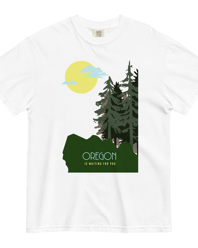 OREGON IS WAITING FOR YOU - Comfort Colors - Unisex garment-dyed heavyweight t-shirt