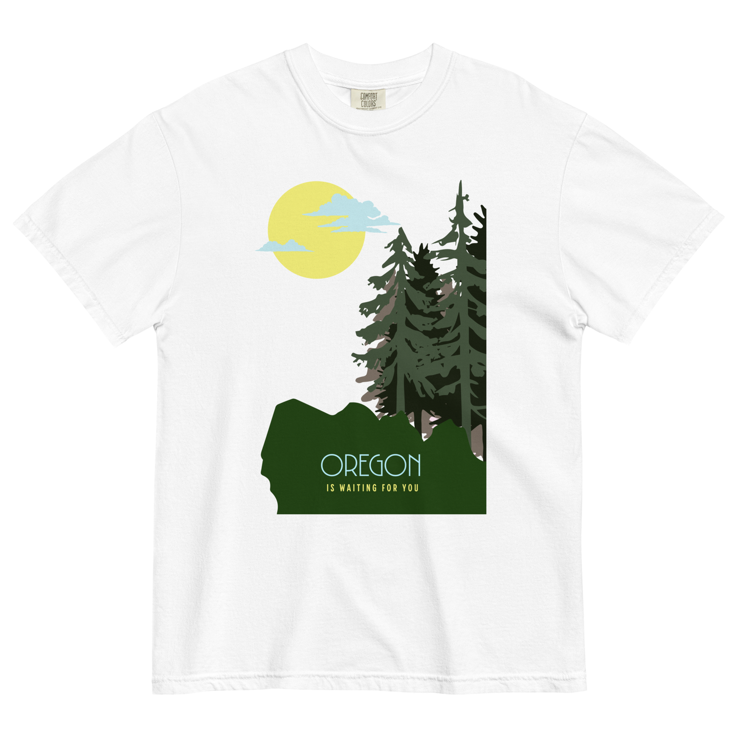 OREGON IS WAITING FOR YOU - Comfort Colors - Unisex garment-dyed heavyweight t-shirt