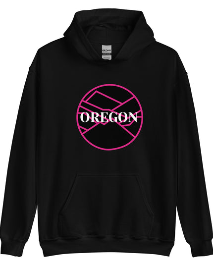 OREGON - Pink/Black - Unisex Hoodie