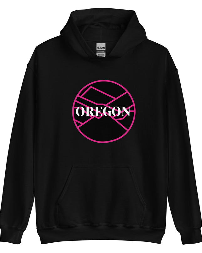 OREGON - Pink/Black - Unisex Hoodie