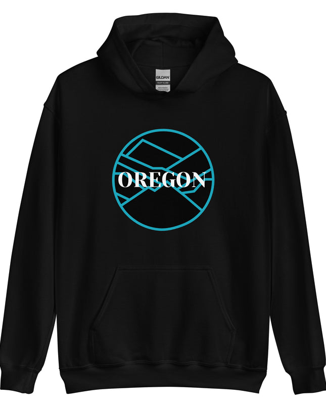 OREGON - Blue/Black - Unisex Hoodie