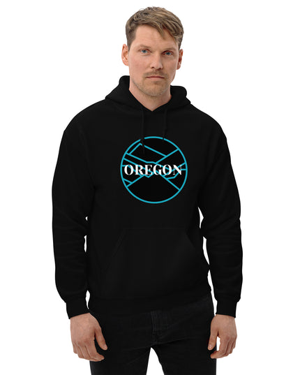 OREGON - Blue/Black - Unisex Hoodie