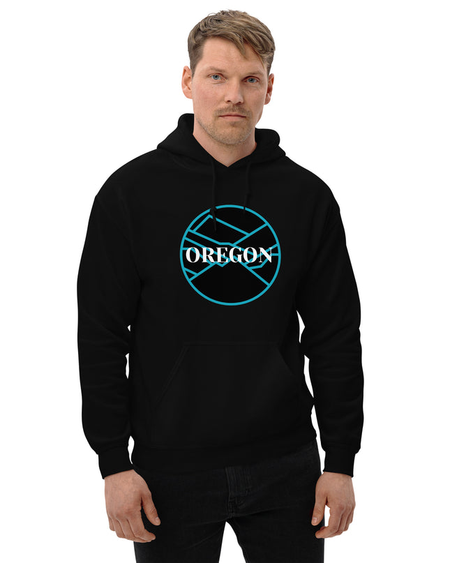 OREGON - Blue/Black - Unisex Hoodie