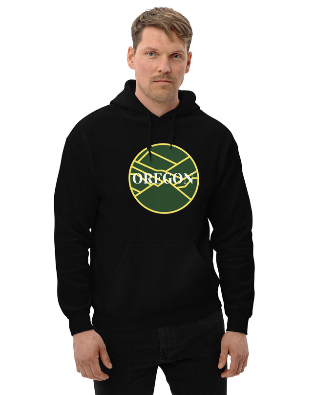 OREGON - Green/Yellow - Unisex Hoodie
