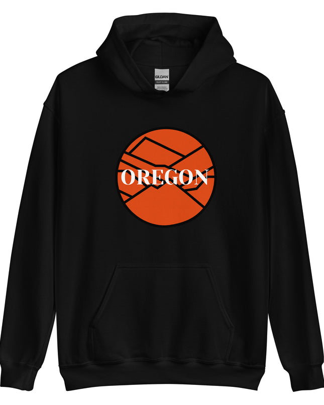 OREGON - Orange/Black - Unisex Hoodie