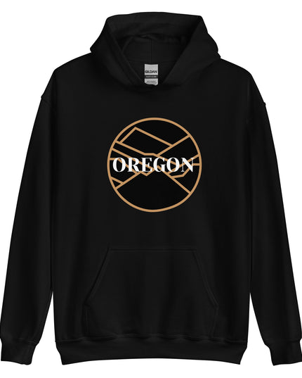 OREGON - Black/Tan - Unisex Hoodie
