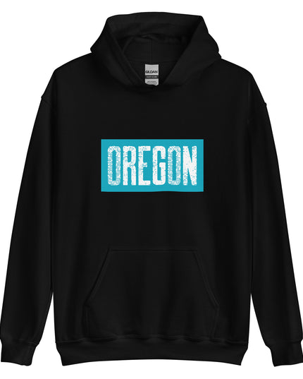 Oregon in Teal - Unisex Hoodie