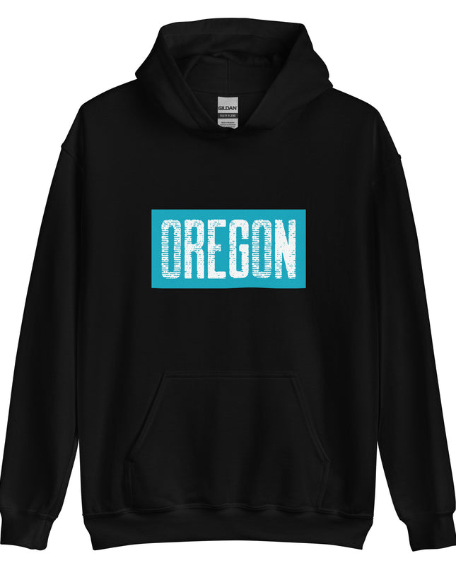 Oregon in Teal - Unisex Hoodie
