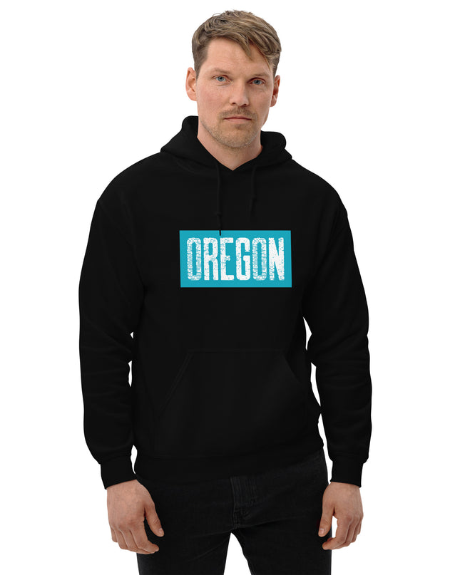 Oregon in Teal - Unisex Hoodie