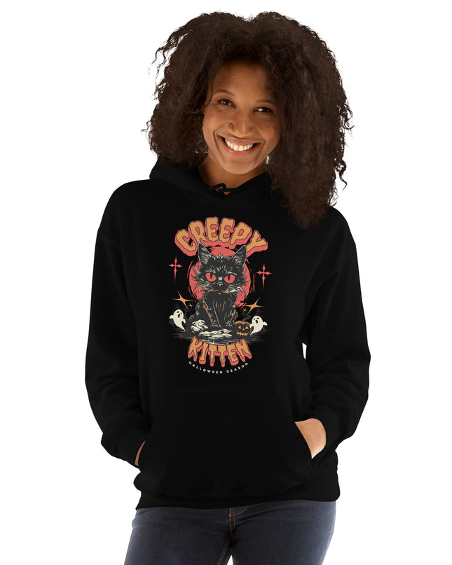 HALLOWEEN - CREEPY KITTEN - Unisex Hoodie