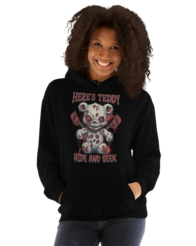 HALLOWEEN - HERE'S TEDDY - Unisex Hoodie
