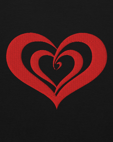 Double Heart -  Unisex Hoodie