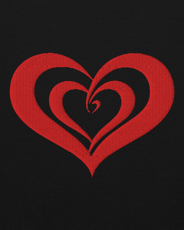 Double Heart -  Unisex Hoodie