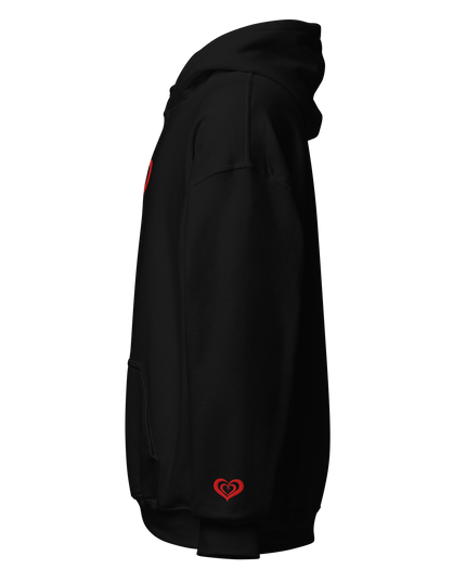 Double Heart -  Unisex Hoodie
