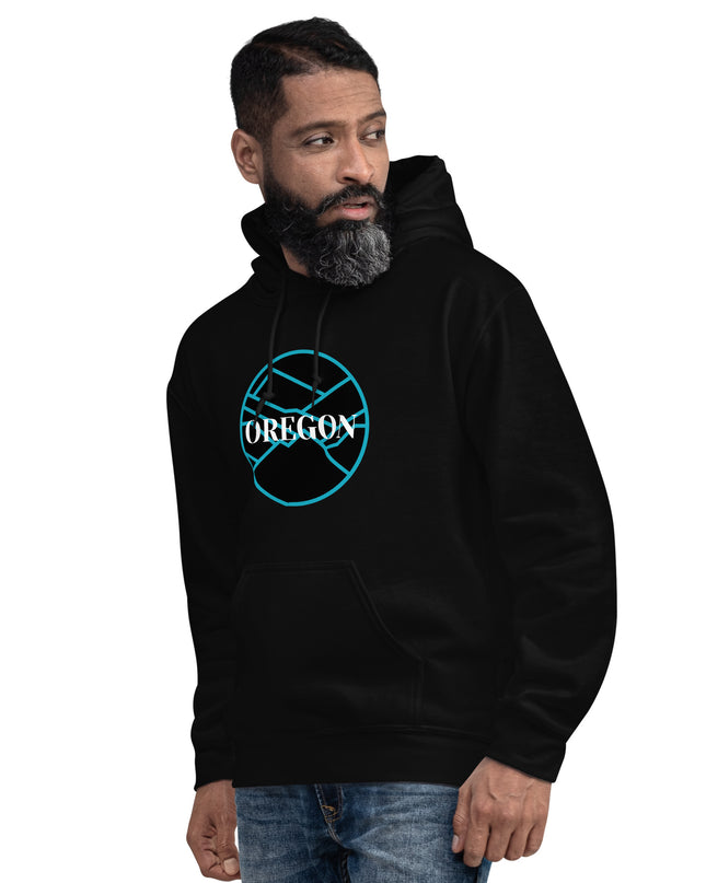 OREGON - Blue/Black - Unisex Hoodie