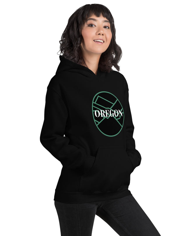 OREGON - Green/Black - Unisex Hoodie