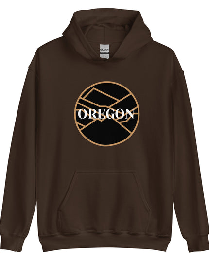 OREGON - Black/Tan - Unisex Hoodie