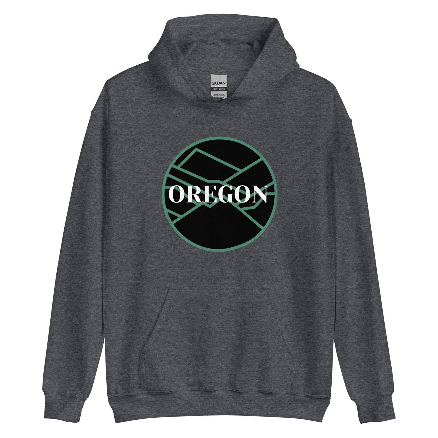 OREGON - Green/Black - Unisex Hoodie