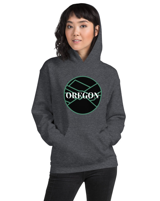 OREGON - Green/Black - Unisex Hoodie