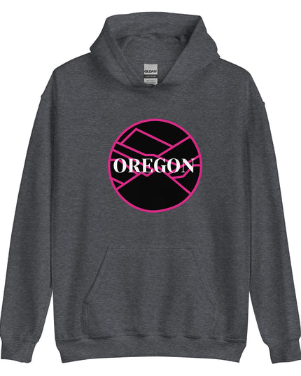 OREGON - Pink/Black - Unisex Hoodie