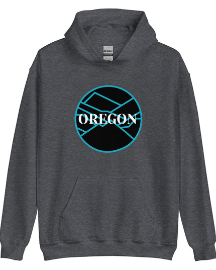 OREGON - Blue/Black - Unisex Hoodie