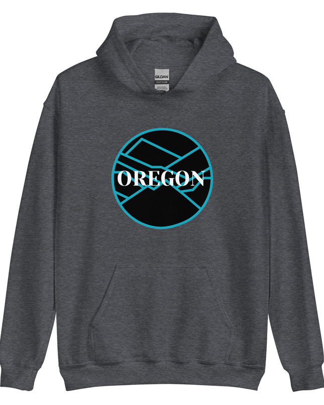 OREGON - Blue/Black - Unisex Hoodie
