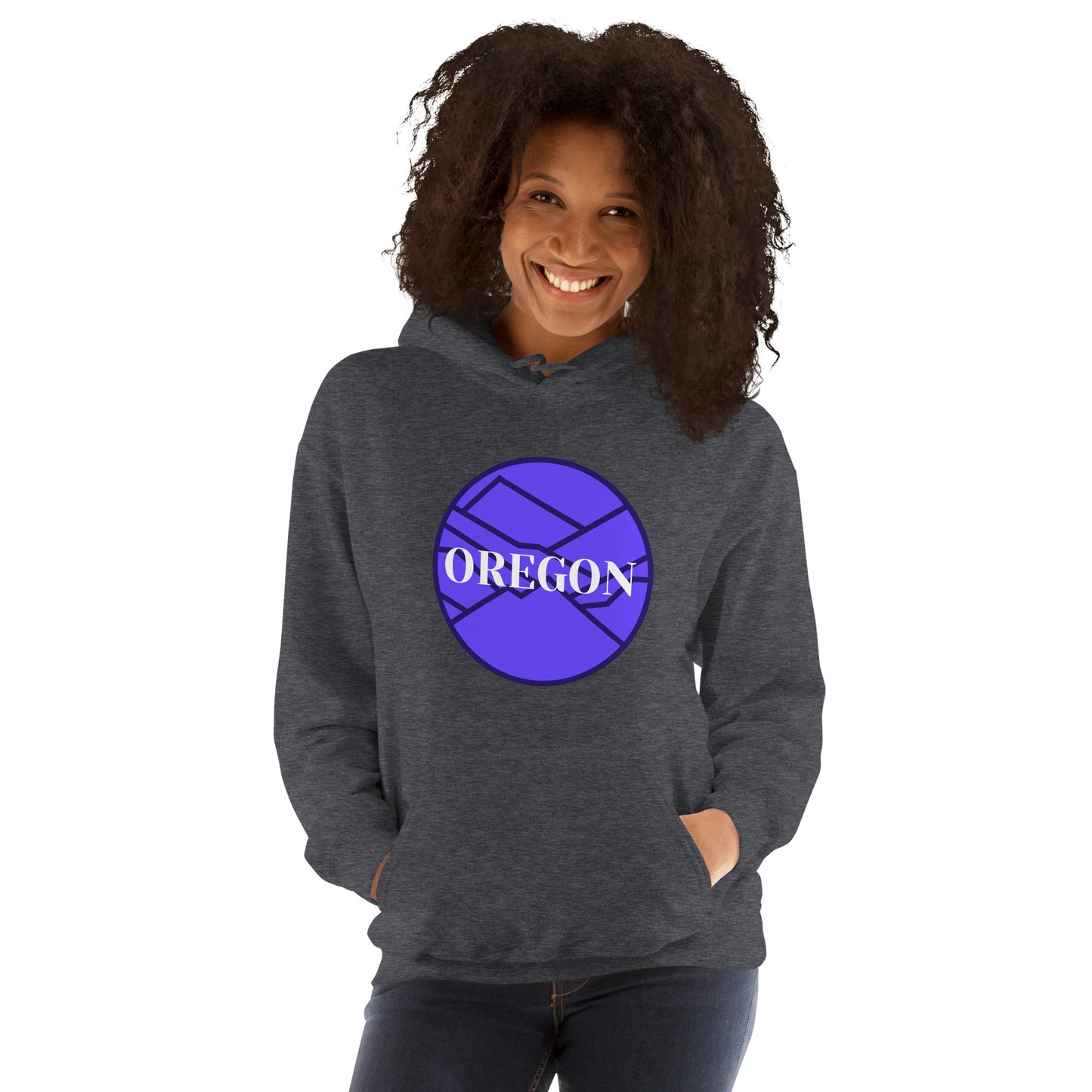 OREGON - Violet - Unisex Hoodie
