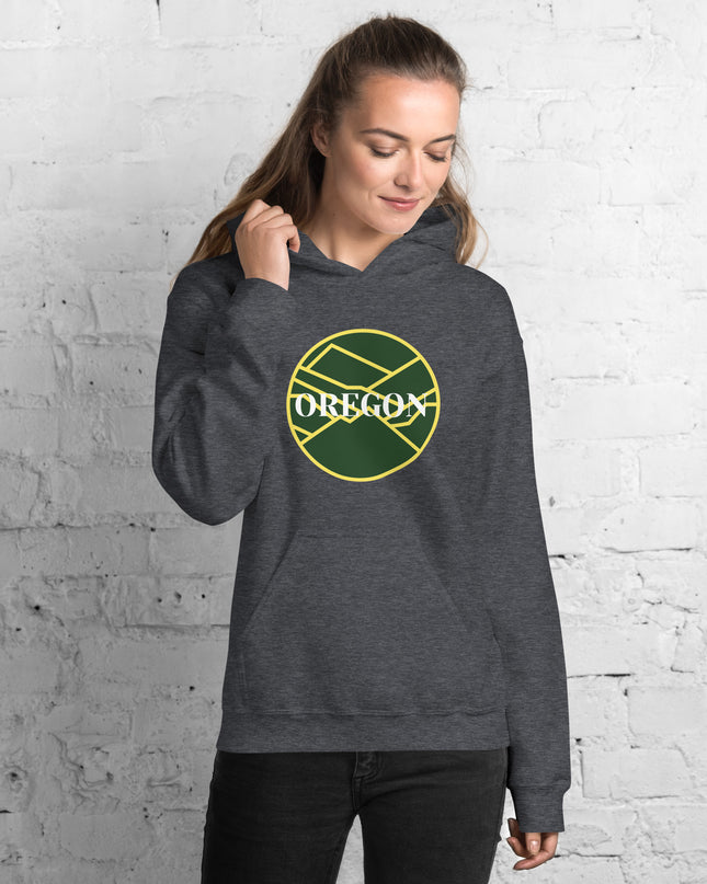 OREGON - Green/Yellow - Unisex Hoodie