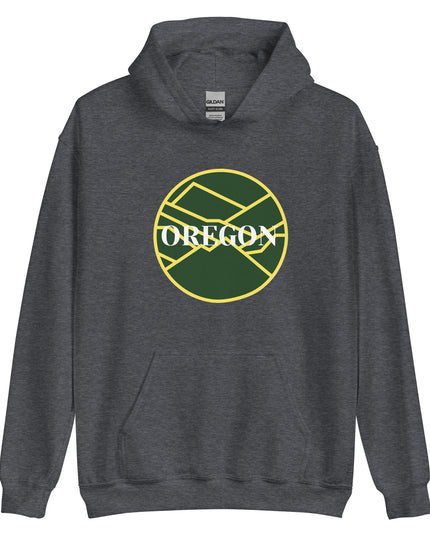 OREGON - Green/Yellow - Unisex Hoodie