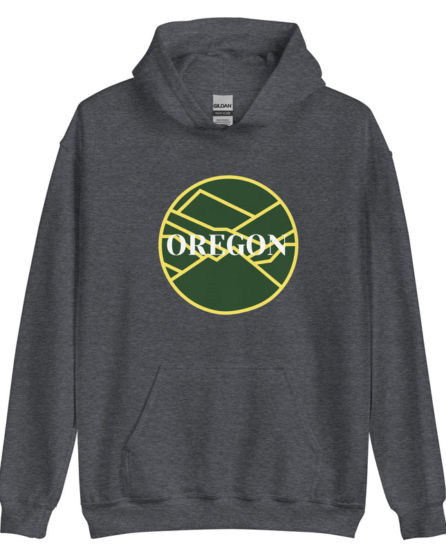 OREGON - Green/Yellow - Unisex Hoodie