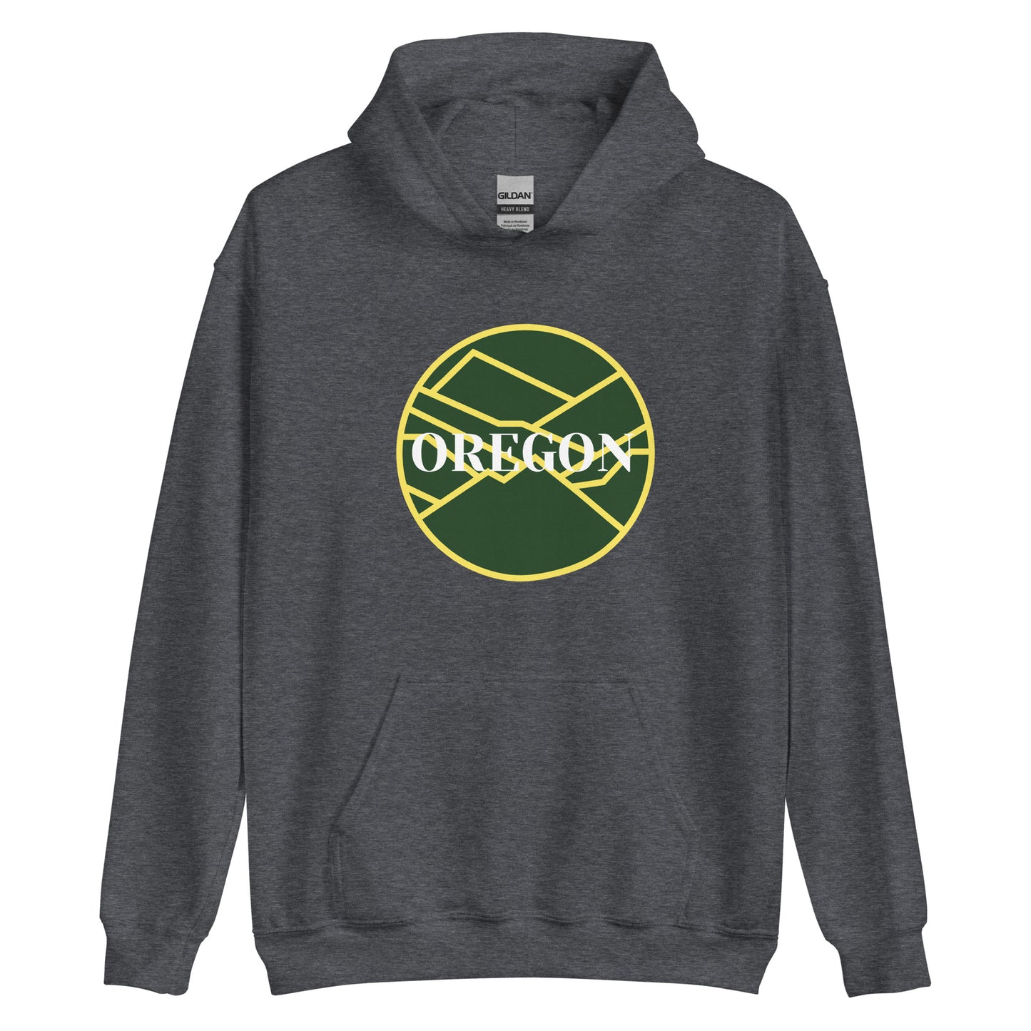 OREGON - Green/Yellow - Unisex Hoodie