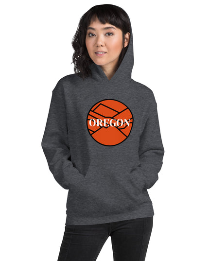 OREGON - Orange/Black - Unisex Hoodie