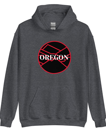 OREGON - Black/Red - Unisex Hoodie