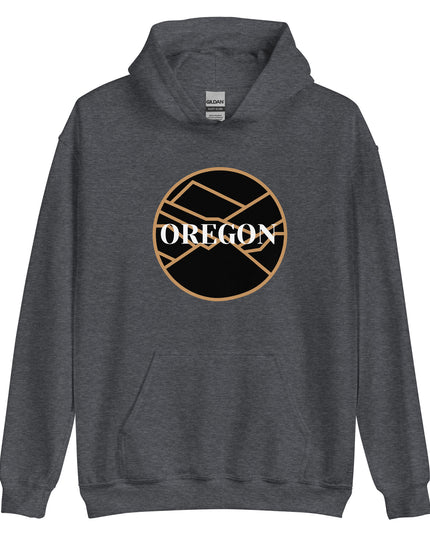 OREGON - Black/Tan - Unisex Hoodie