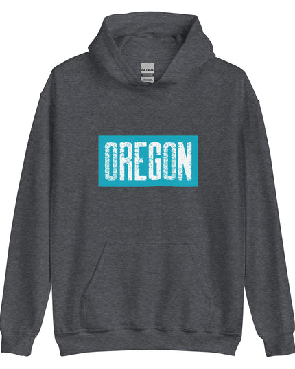 Oregon in Teal - Unisex Hoodie
