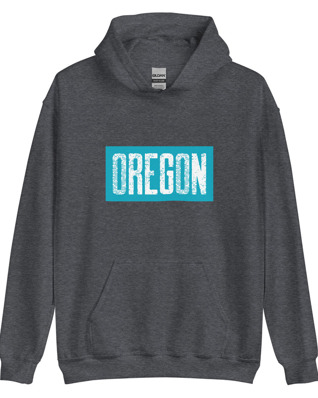 Oregon in Teal - Unisex Hoodie