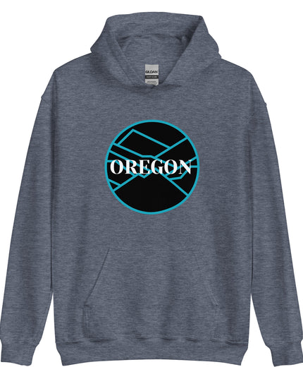 OREGON - Blue/Black - Unisex Hoodie