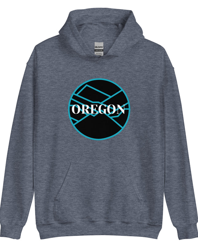 OREGON - Blue/Black - Unisex Hoodie