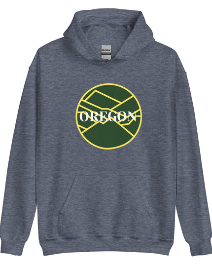 OREGON - Green/Yellow - Unisex Hoodie