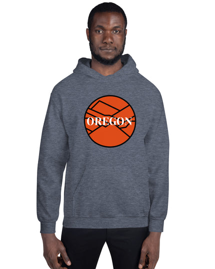 OREGON - Orange/Black - Unisex Hoodie