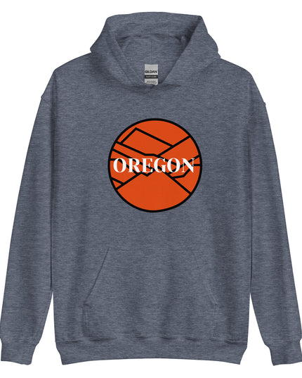 OREGON - Orange/Black - Unisex Hoodie