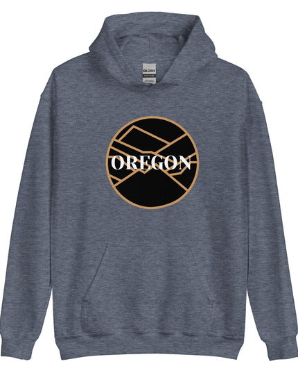 OREGON - Black/Tan - Unisex Hoodie