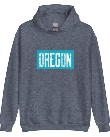 Oregon in Teal - Unisex Hoodie