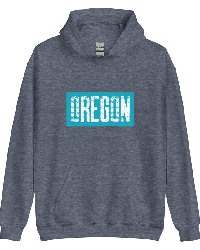 Oregon in Teal - Unisex Hoodie