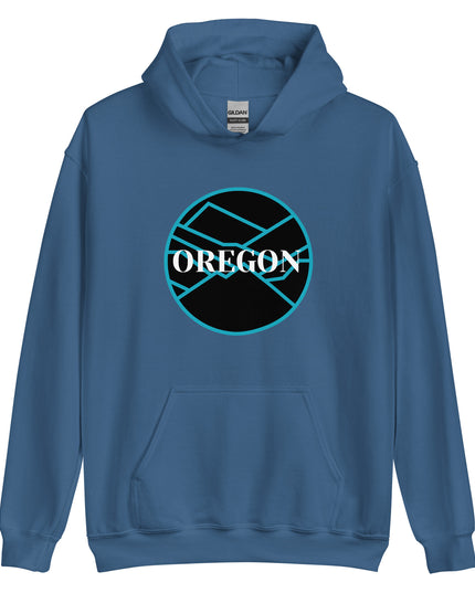 OREGON - Blue/Black - Unisex Hoodie