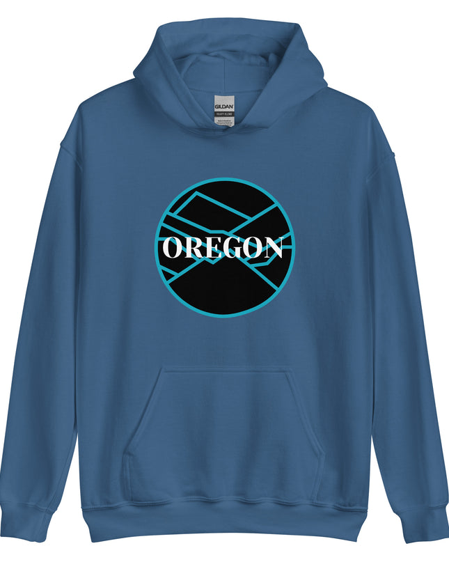 OREGON - Blue/Black - Unisex Hoodie