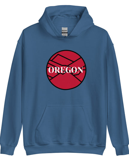 OREGON - Red/Black - Unisex Hoodie