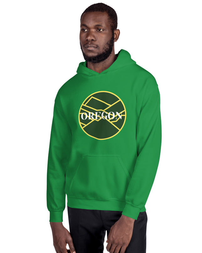 OREGON - Green/Yellow - Unisex Hoodie