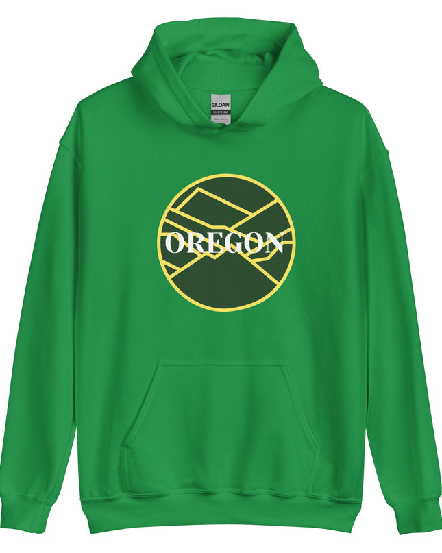 OREGON - Green/Yellow - Unisex Hoodie